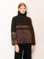 The Vishnu Knitted Silk Roll-Neck Sweater