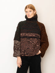 The Vishnu Knitted Silk Roll-Neck Sweater