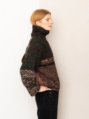 The Vishnu Knitted Silk Roll-Neck Sweater