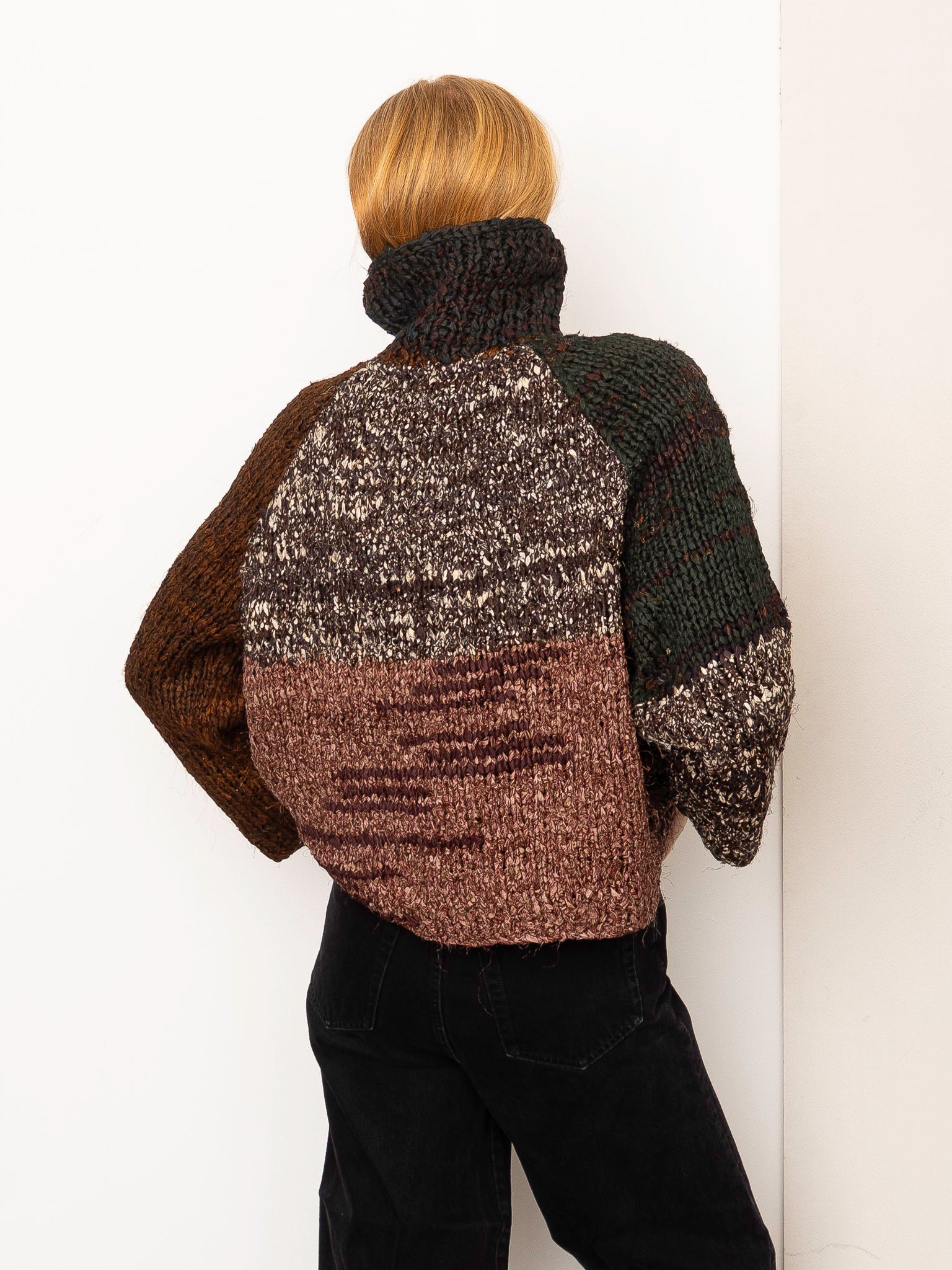 The Vishnu Knitted Silk Roll-Neck Sweater
