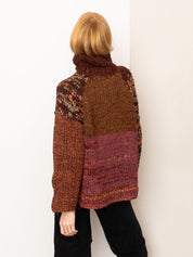 The Vishnu Knitted Silk Roll-Neck Sweater