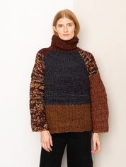 The Vishnu Knitted Silk Roll-Neck Sweater