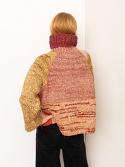 The Vishnu Knitted Silk Roll-Neck Sweater