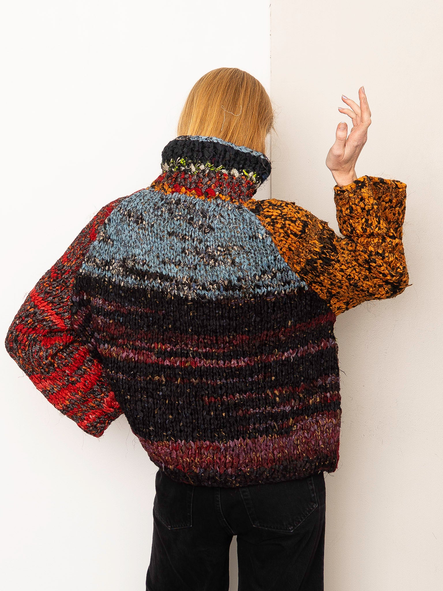 The Vishnu Knitted Silk Roll-Neck Sweater