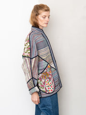 The Ladhiya Suzani Quilted Kantha Jacket