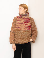The Vishnu Knitted Silk Roll-Neck Sweater
