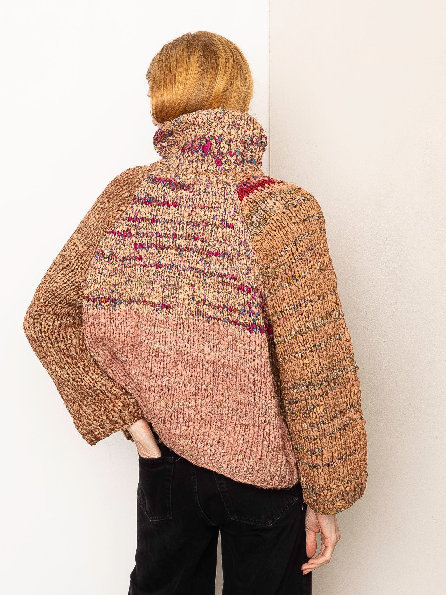 The Vishnu Knitted Silk Roll-Neck Sweater
