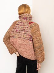 The Vishnu Knitted Silk Roll-Neck Sweater