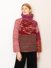 The Vishnu Knitted Silk Roll-Neck Sweater