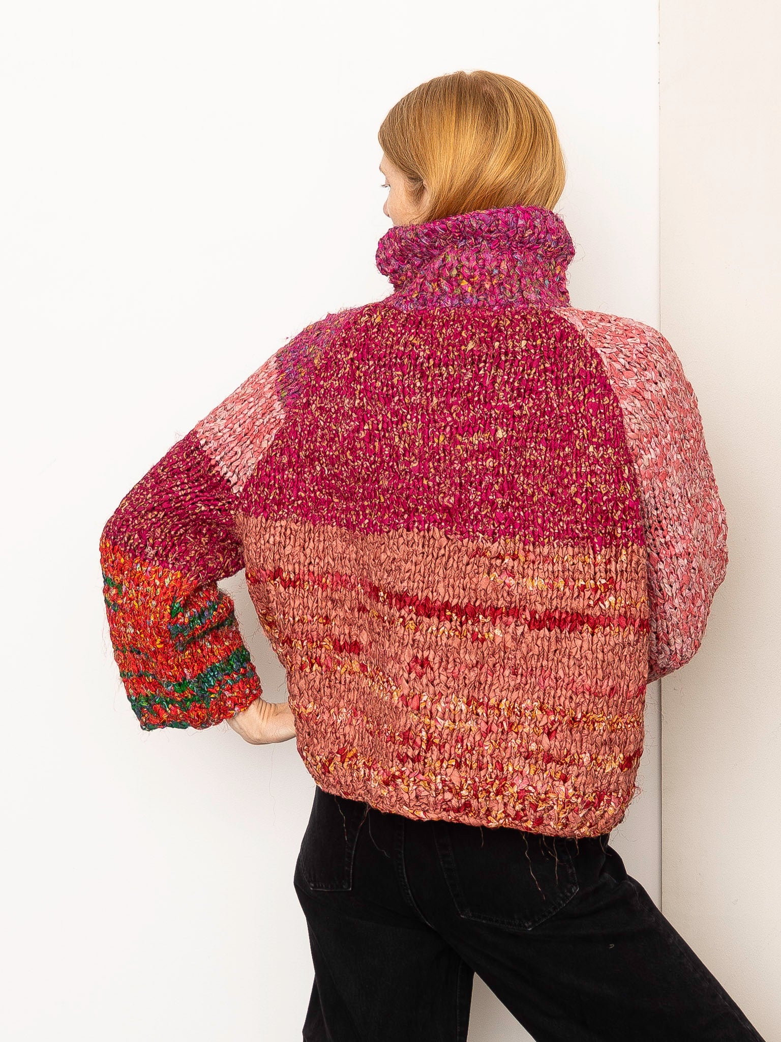 The Vishnu Knitted Silk Roll-Neck Sweater