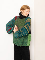 The Vishnu Knitted Silk Roll-Neck Sweater