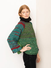 The Vishnu Knitted Silk Roll-Neck Sweater