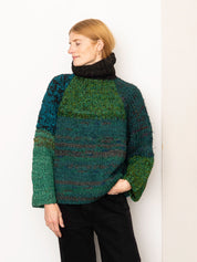 The Vishnu Knitted Silk Roll-Neck Sweater