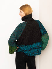 The Vishnu Knitted Silk Roll-Neck Sweater