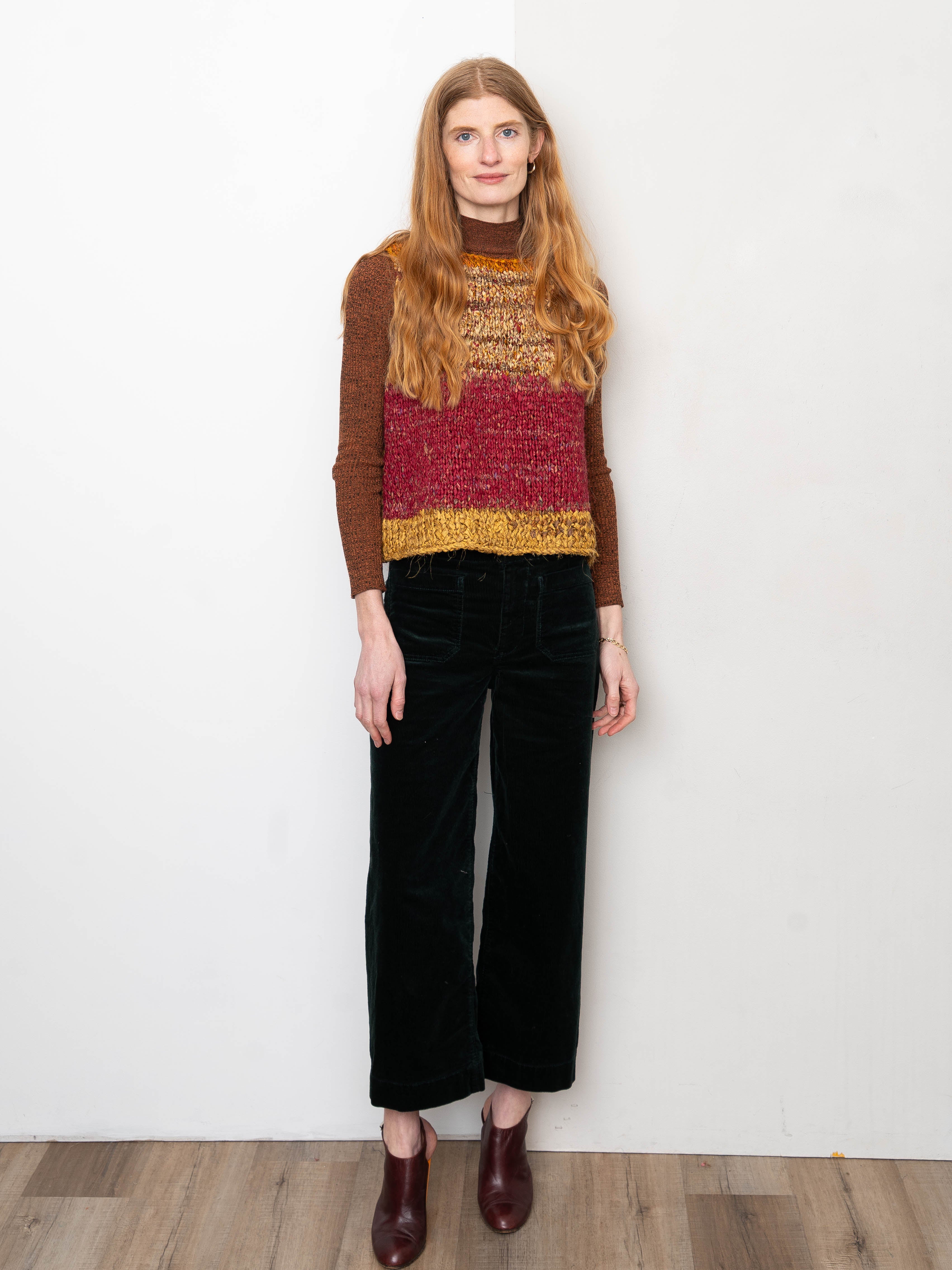 The Vishnu Knitted Vest - Small - Recycled Silk