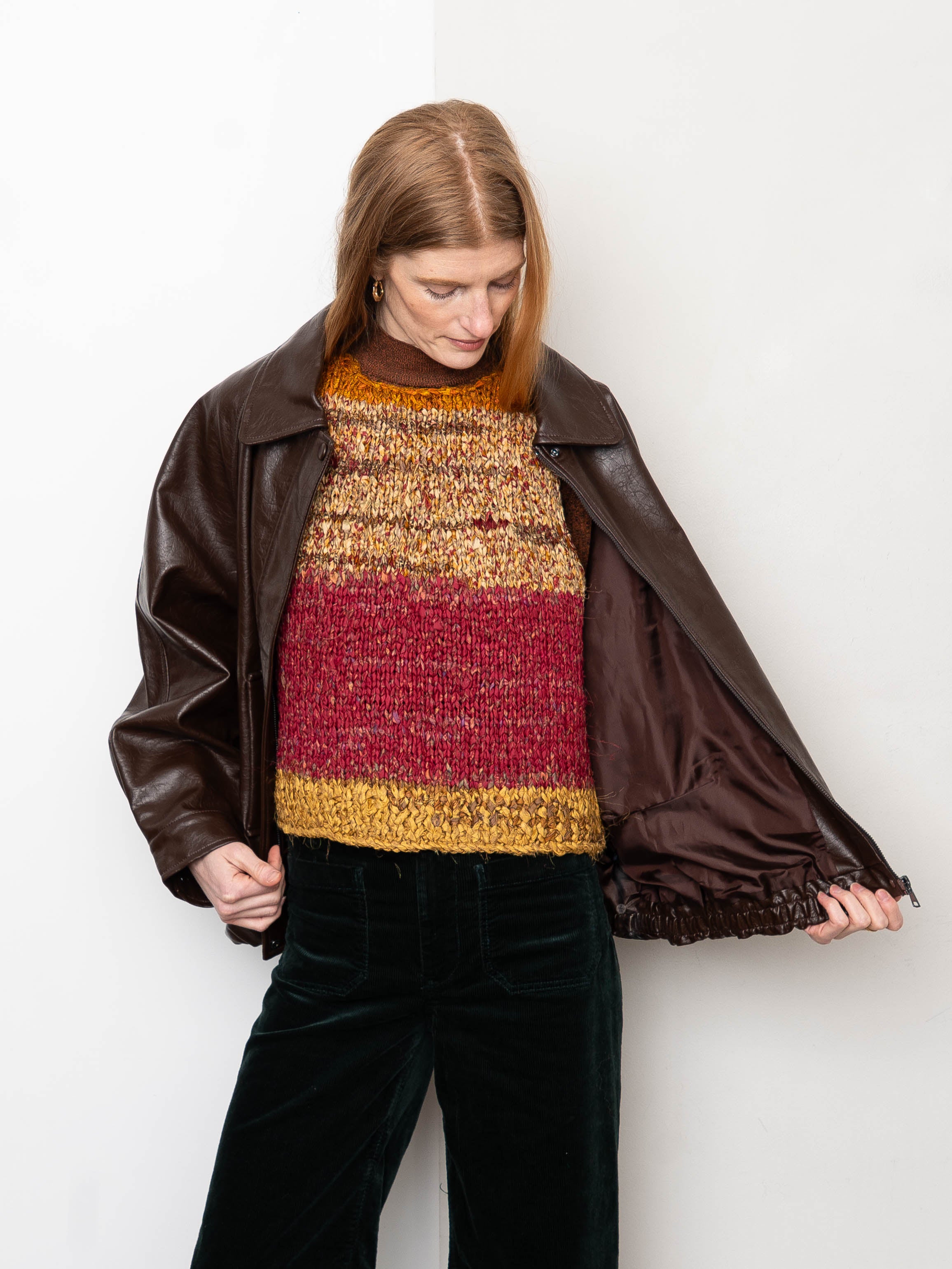 The Vishnu Knitted Vest - Small - Recycled Silk
