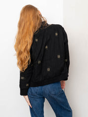 The Veda Quilted One-of-a-Kind Bomber Jacket - Small