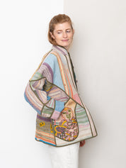 The Ladhiya Suzani Quilted Kantha Jacket