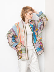 The Ladhiya Suzani Quilted Kantha Jacket