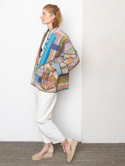 The Ladhiya Suzani Quilted Kantha Jacket