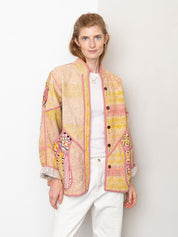 The Ladhiya Suzani Quilted Kantha Jacket