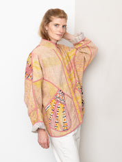 The Ladhiya Suzani Quilted Kantha Jacket