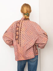 The Ladhiya Quilted Patchwork Kantha Jacket