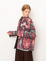The Ladhiya Quilted Patchwork Kantha Jacket