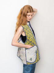 The Ladhiya Quilted Patchwork Kantha Vest