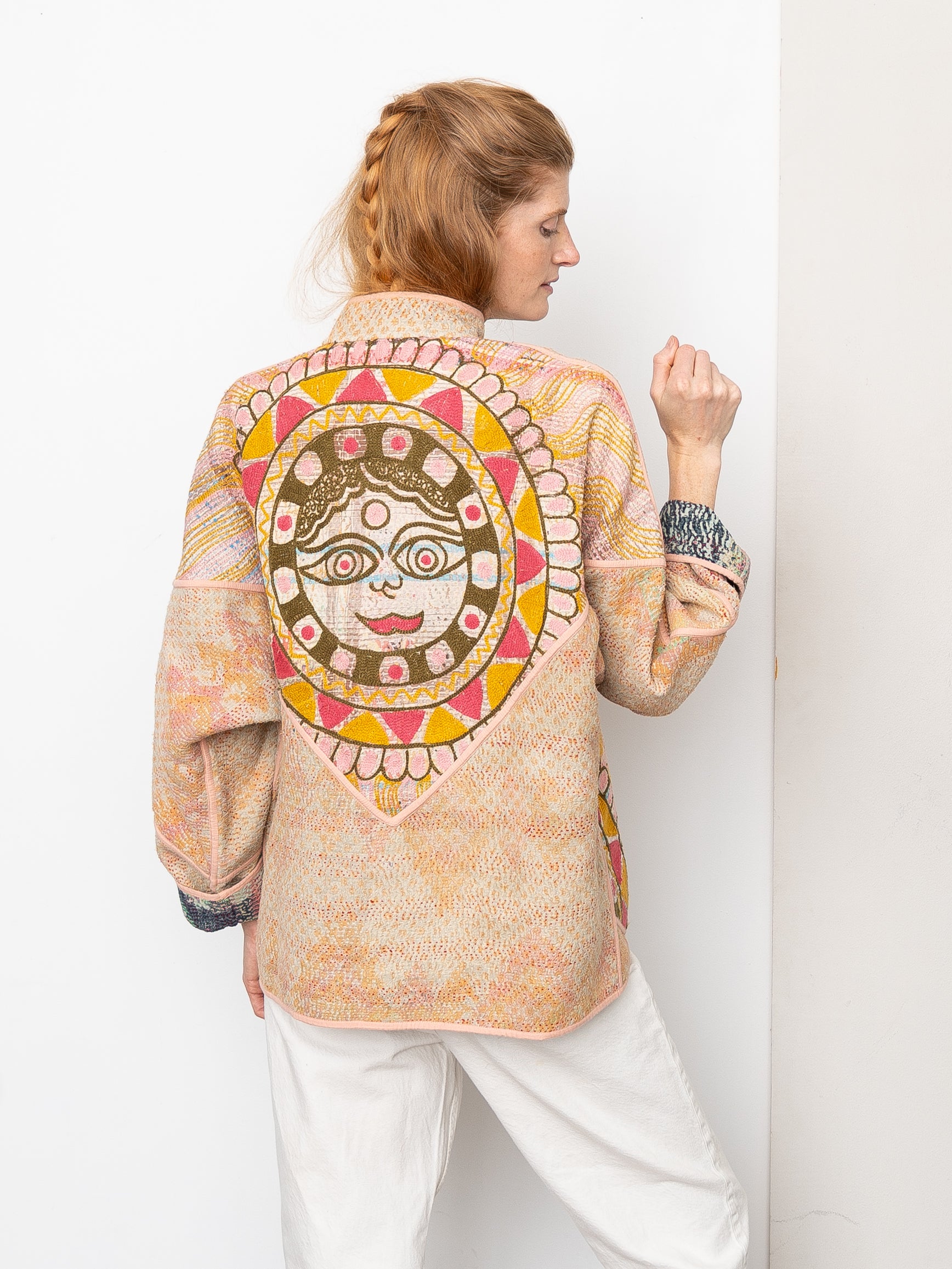 The Ladhiya Suzani Quilted Kantha Jacket
