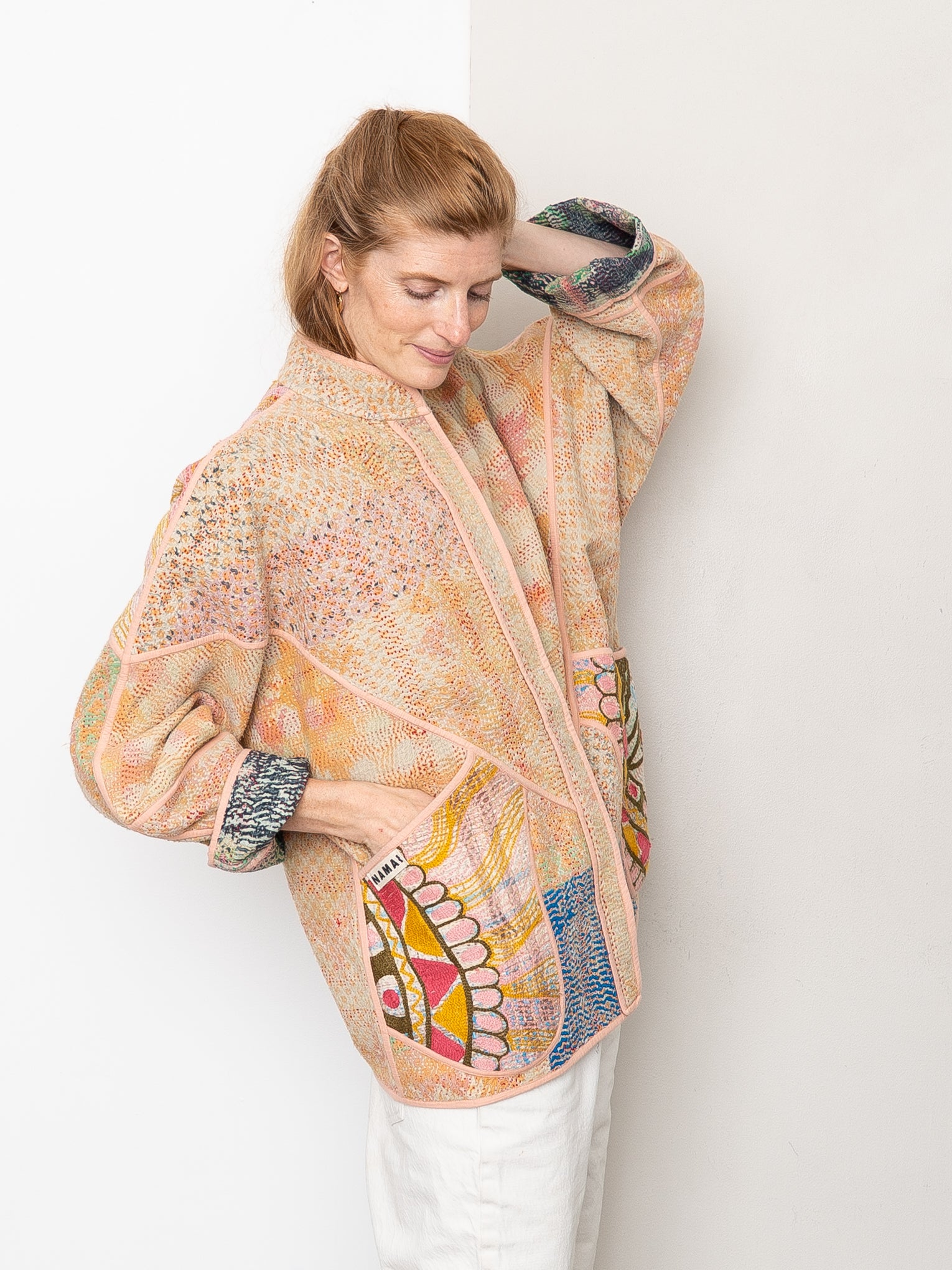 The Ladhiya Suzani Quilted Kantha Jacket