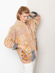 The Ladhiya Suzani Quilted Kantha Jacket