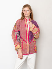 The Ladhiya Suzani Quilted Kantha Jacket