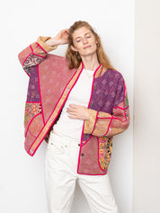 The Ladhiya Suzani Quilted Kantha Jacket