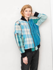 The Veda Quilted One-of-a-Kind Bomber Jacket - Medium