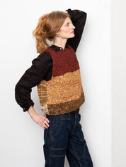 The Vishnu Knitted Vest - Small - Recycled Silk