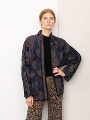 The Ladhiya Quilted Patchwork Kantha Jacket