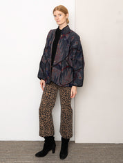 The Ladhiya Quilted Patchwork Kantha Jacket