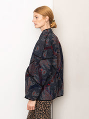 The Ladhiya Quilted Patchwork Kantha Jacket