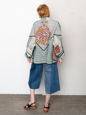 The Ladhiya Suzani Quilted Kantha Jacket