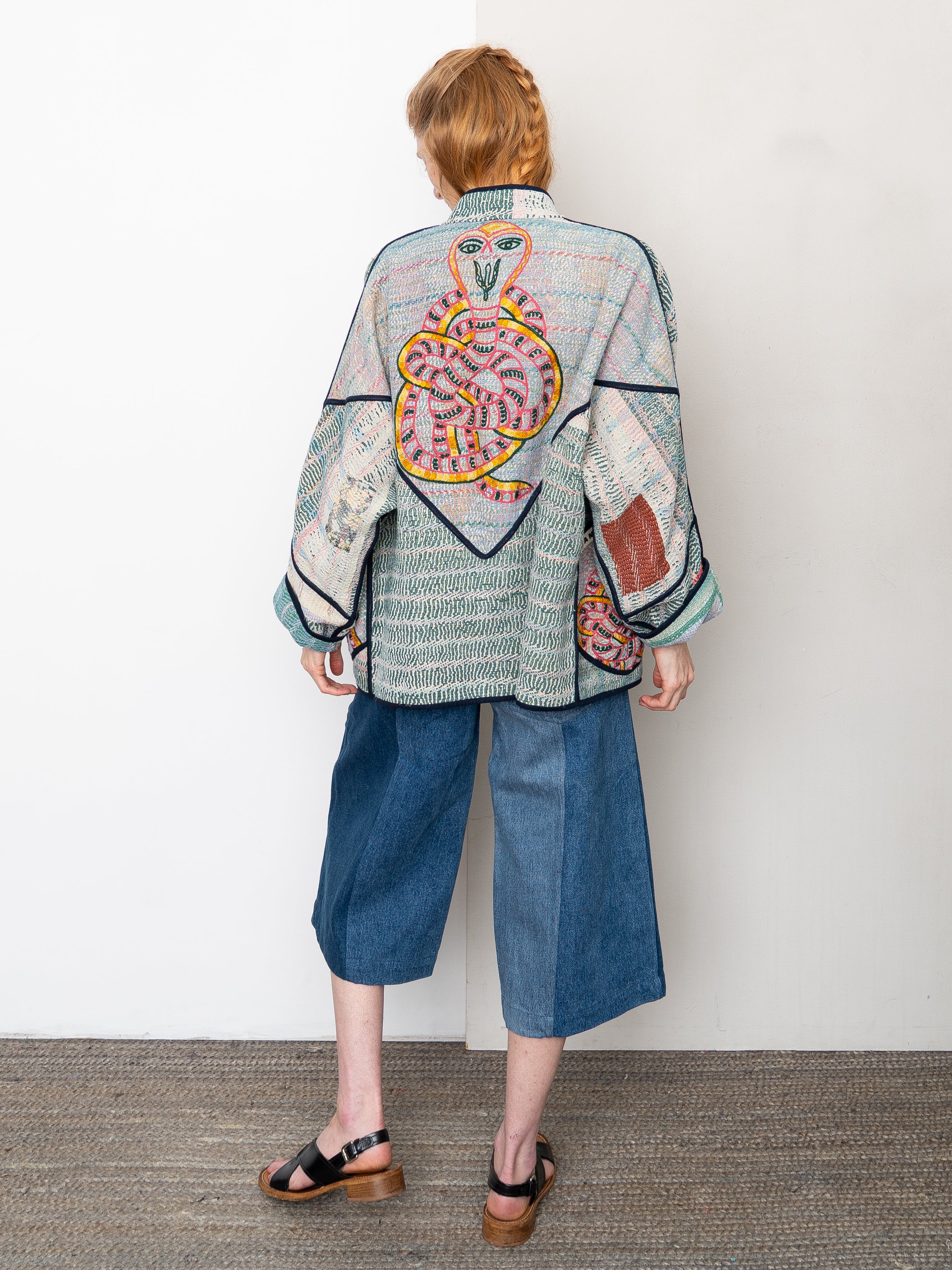 The Ladhiya Suzani Quilted Kantha Jacket
