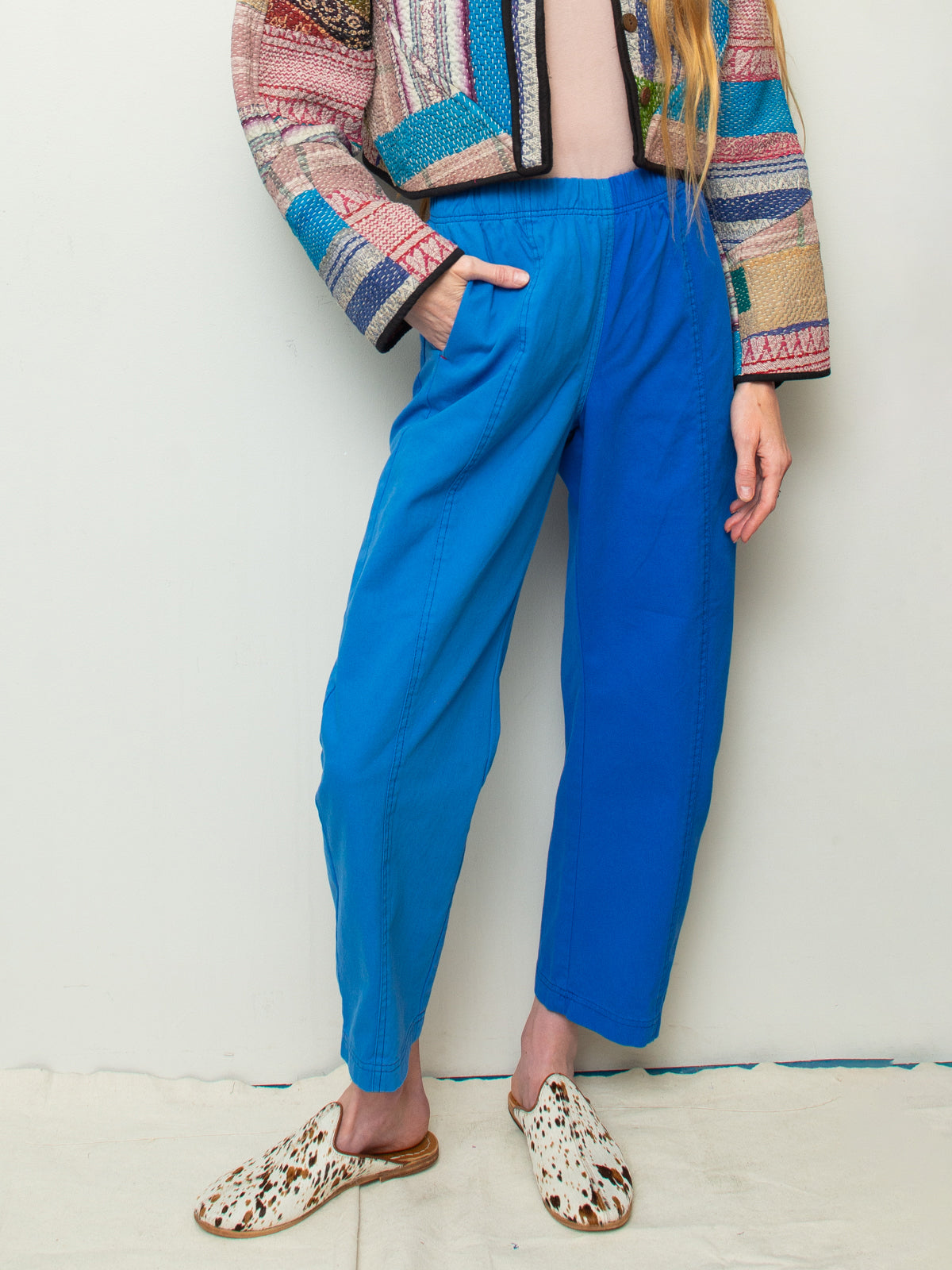 Verity & Daughters Janus Pant II ~ Colorblock Blue