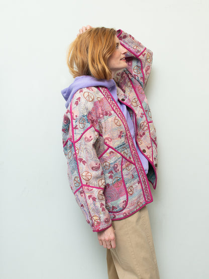 The Ladhiya Suzani Quilted Kantha Jacket