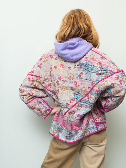 The Ladhiya Suzani Quilted Kantha Jacket