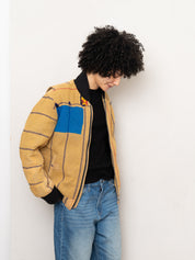 The Veda Quilted One-of-a-Kind Bomber Jacket - Medium