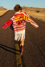 The Ladhiya Quilted Patchwork Kantha Jacket