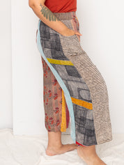 The Nayan Pant - Large - Upcycled Silk