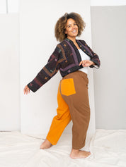 The Kaira Cropped Saami Quilt Jacket