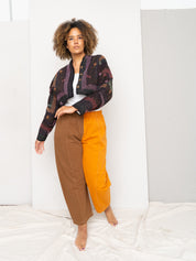 The Kaira Cropped Saami Quilt Jacket