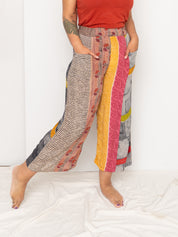 The Nayan Pant - Large - Upcycled Silk